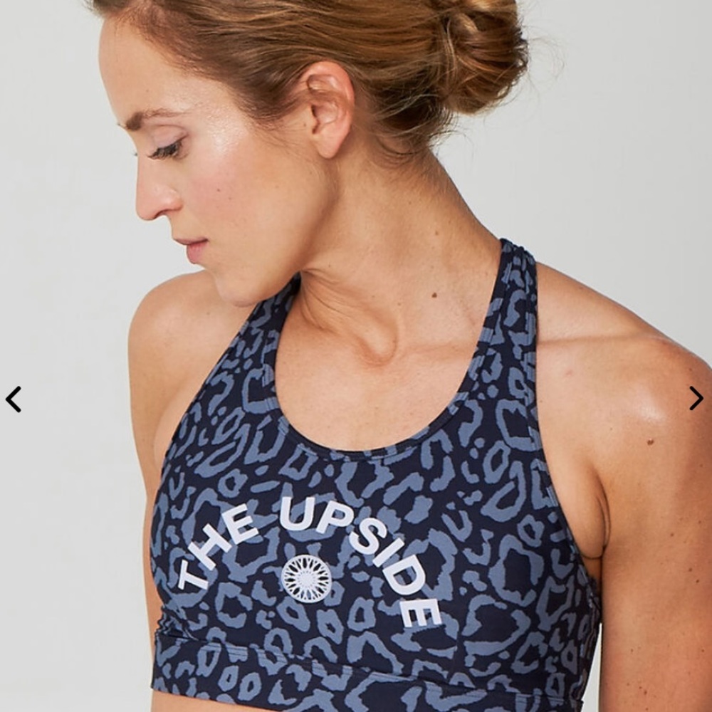 Soucycycle X The Upside Leopard Sports Bra